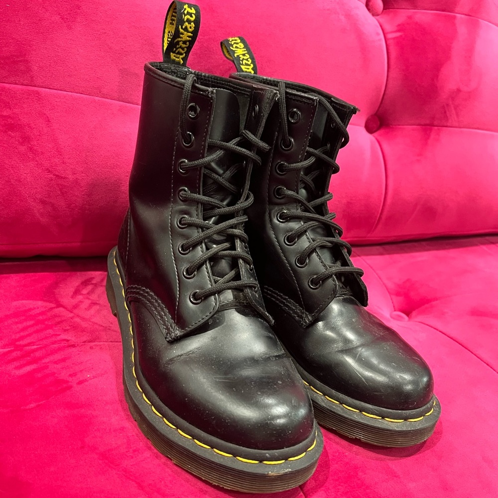 Boot stomping Doc Martens